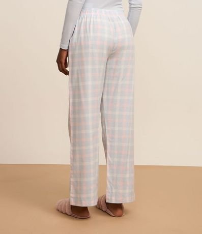 Pantalón de Pijama en Franela de Cuadros 3
