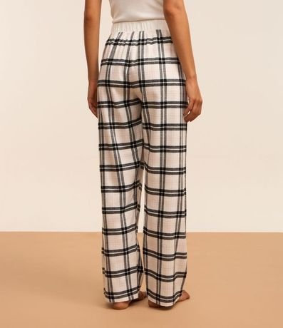 Pantalón de Pijama en Franela de Cuadros 2