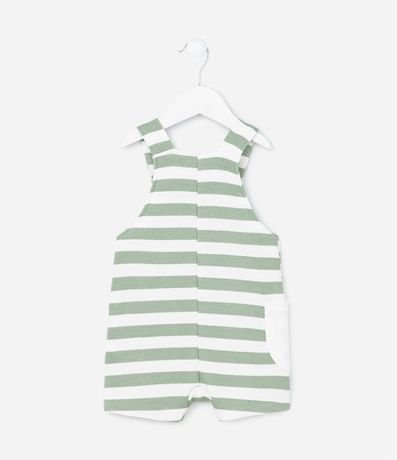 Enterito Infantil con Estampa de Rayas y Dino - Talle 0 a 18 meses 2