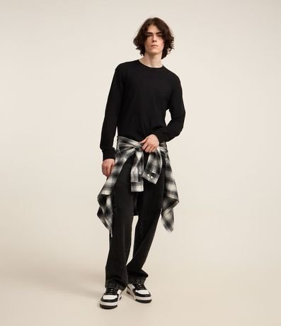 Remera Comfort en Algodón con Manga Larga 2