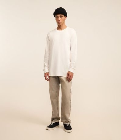 Remera Comfort en Algodón con Manga Larga 2