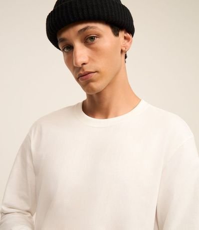 Remera Comfort en Algodón con Manga Larga 4