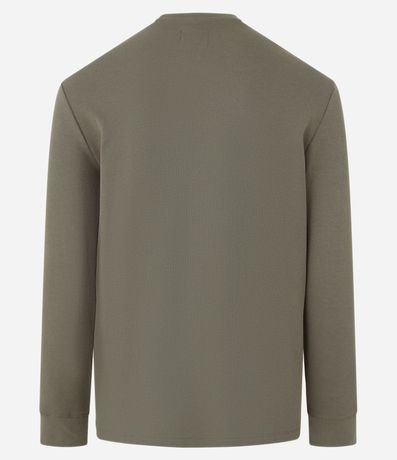 Remera Regular en Algodón con Textura 8