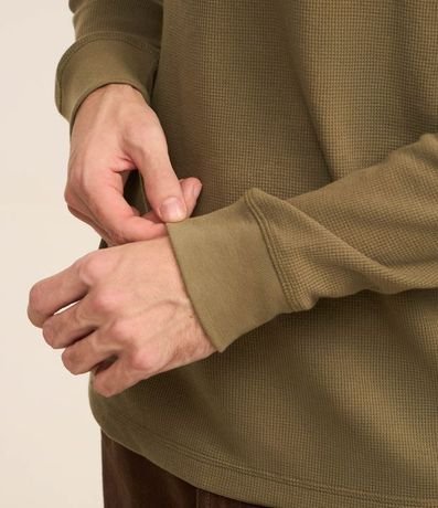 Remera Regular en Algodón con Textura 3