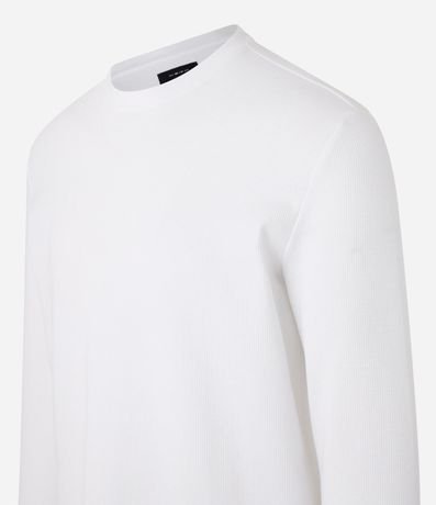 Remera Regular en Algodón con Textura 6