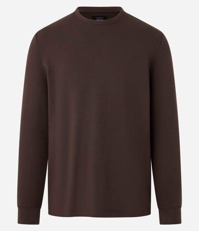 Remera Regular en Algodón con Textura 6