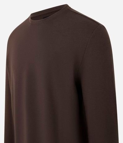 Remera Regular en Algodón con Textura 7