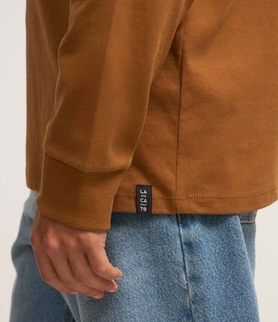 Remera Comfort en Algodón con Manga Larga 2