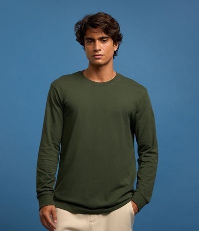 Remera Comfort en Algodón con Manga Larga 4