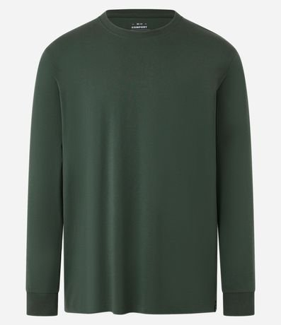 Remera Comfort en Algodón con Manga Larga 5