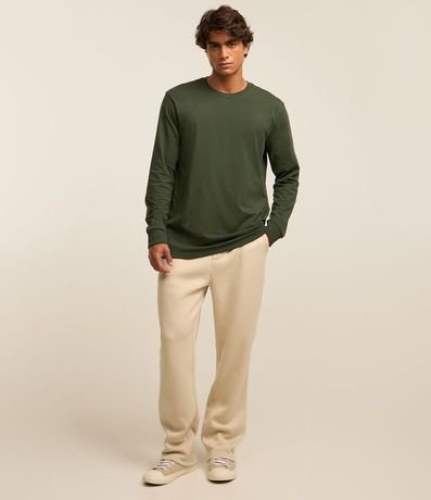 Remera Comfort en Algodón con Manga Larga 2