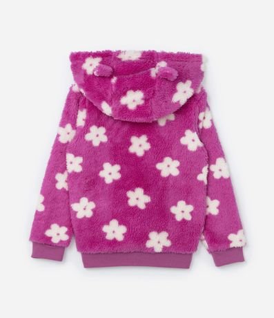 Conjunto Infantil en Fleece con Estampa Floral - Talle 1 a 5 años 4