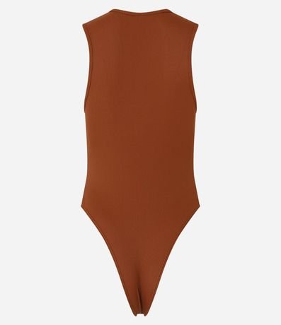 Body Básico en Rib con Cuello Halter 5