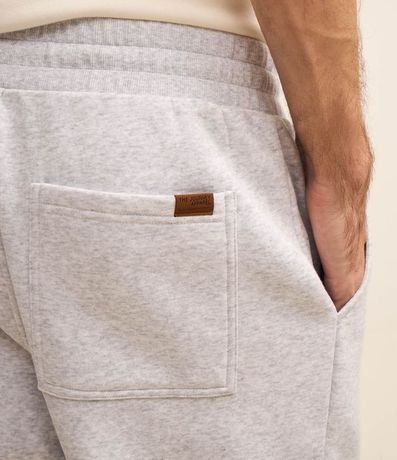 Pantalón en Algodón con Cintura Elástica y Bajo Ajustada 5