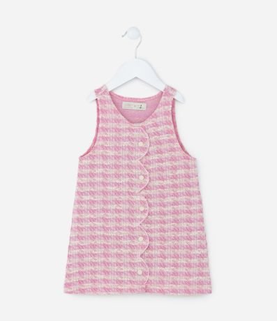 Conjunto Infantil en Tweed con Botones - Talle 1 a 5 años 3