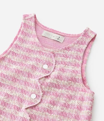 Conjunto Infantil en Tweed con Botones - Talle 1 a 5 años 7