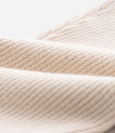 Pantalón Infantil en Rib con Bajo Ondulado - Talle 1 a 5 años 3