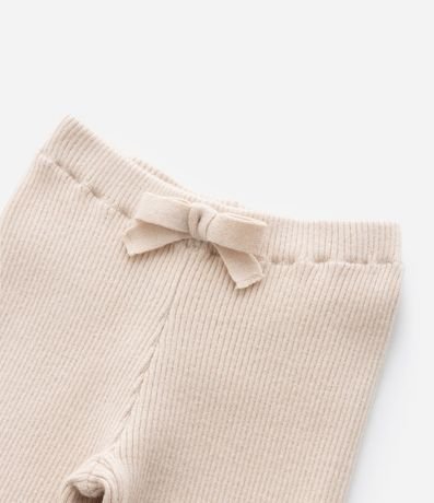 Pantalón Infantil en Rib con Bajo Ondulado - Talle 1 a 5 años 5