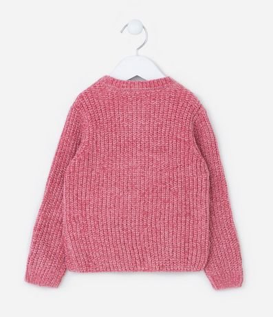 Suéter Infantil en Chenille con Bordado Osito - Talle 1 a 5 años 2