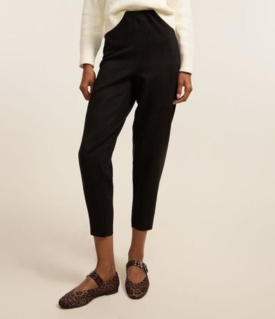 Pantalón Legging en Suedine y Cremallera Lateral 3