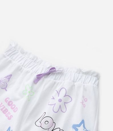 Short Infantil en Cotton con Estampado Doodles - Talle 5 a 14 años 5