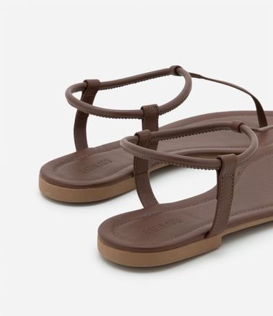 Sandalia Plana de Dedo con Cierre Elástico 4