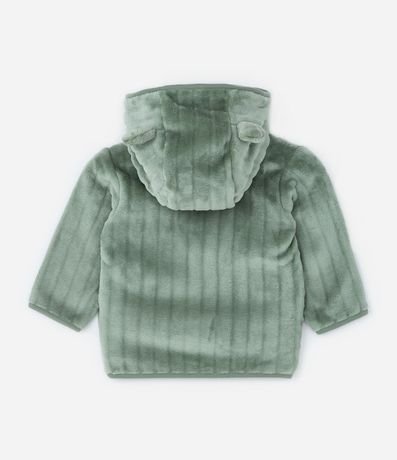 Conjunto Infantil en Fleece con Capucha y Orejitas - Talle 0 a 18 meses 3