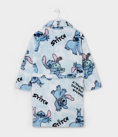 Bata de Baño Infantil Calentito con Estampa de Stitch - Talle 5 a 16 años 2