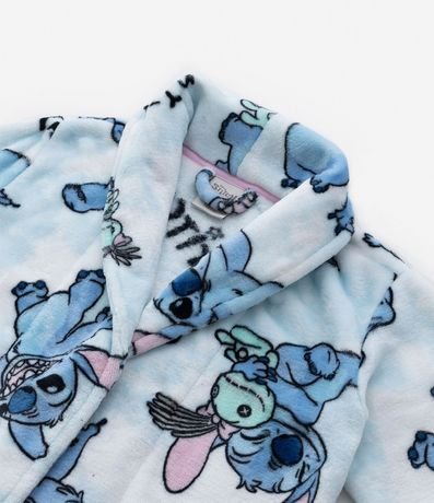 Bata de Baño Infantil Calentito con Estampa de Stitch - Talle 5 a 16 años 4