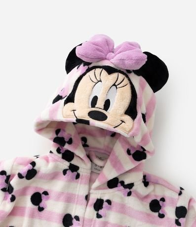 Bata de Baño Infantil Calentito Estampa de Minnie - Talle 3 a 8 años 2