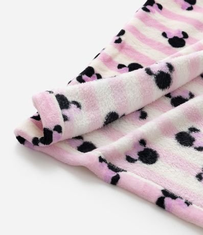 Bata de Baño Infantil Calentito Estampa de Minnie - Talle 3 a 8 años 3