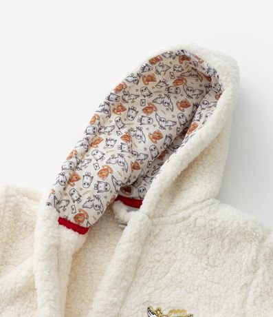 Bata de Baño Infantil en Sherpa con Estampa Harry Potter - Tam5 al 16 7