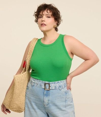 Blusa Cropped en Rib Curve & Plus Size 1