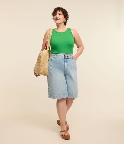 Blusa Cropped en Rib Curve & Plus Size 2