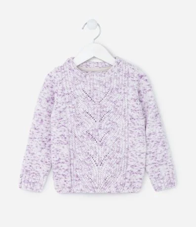 Suéter Infantil en Chenille con Textura - Talle 1 a 5 años