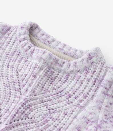 Suéter Infantil en Chenille con Textura - Talle 1 a 5 años 5