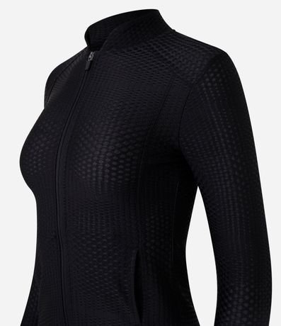 Campera Deportiva en Microfibra con Cuello Padre 8