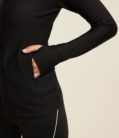 Campera Deportiva en Microfibra con Cuello Padre 4