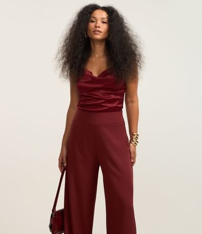 Pantalón Pantalona en Crepé con Pences 2