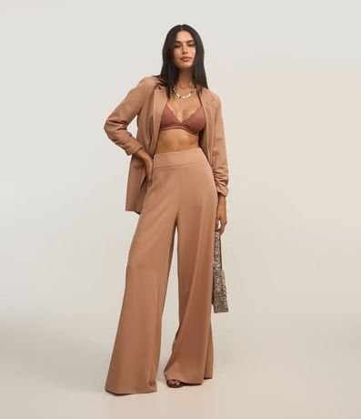 Pantalón Pantalona en Crepé con Pences 1