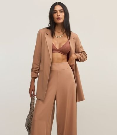 Pantalón Pantalona en Crepé con Pences 2