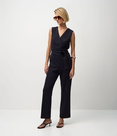 Mono en Ponto Roma Estampa Raya de Tiza 2