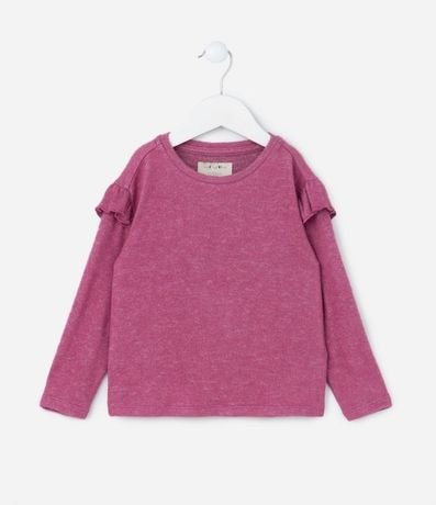 Blusa Infantil en Punto con Volados - Talle 1 a 5 años