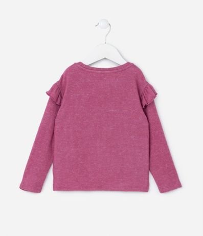 Blusa Infantil en Punto con Volados - Talle 1 a 5 años 2