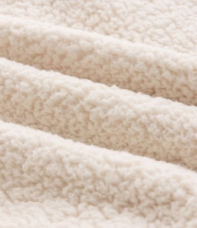 Saco Cerrado Infantil en Sherpa con Capucha de Orejitas - Talle 5 a 14 años 3
