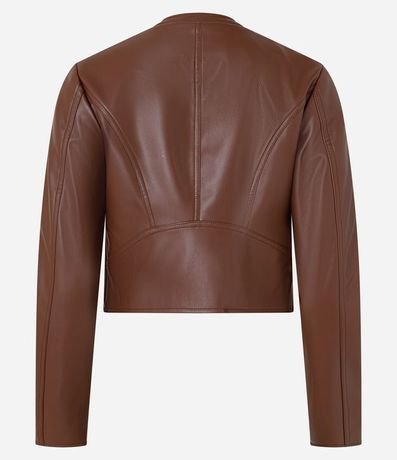 Campera Básica en Pu con Cierre Track 5