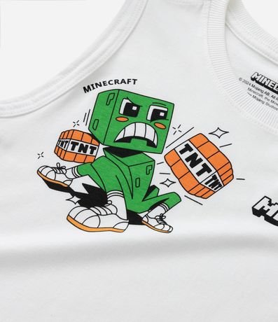 Musculosa Infantil con Estampa Minecraft - Talle 5 a 14 años 4