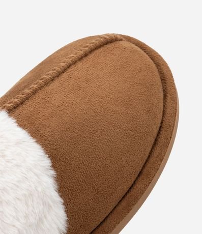 Pantufla Aberta con Detalles de Pelitos Suaves 4