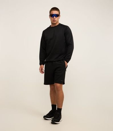 Suéter Deportivo en Doble Faz con Textura 2