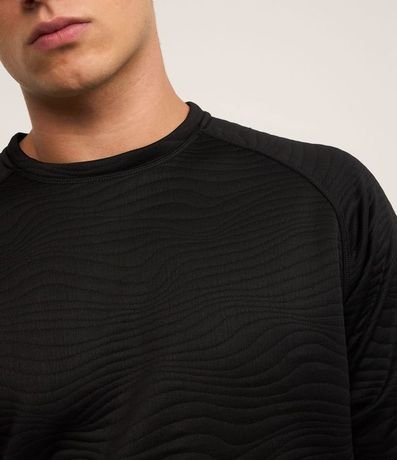 Suéter Deportivo en Doble Faz con Textura 3